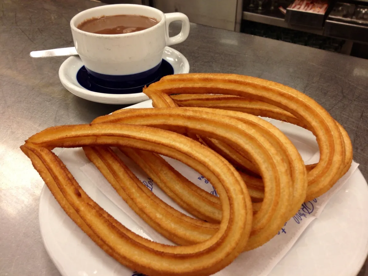 Churros con chocolate
